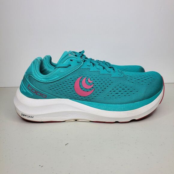 Topo Athletic Women's Phantom 3 Road Running Shoes 5 mm Drop, Teal/Pink Size 8 - Picture 1 of 15